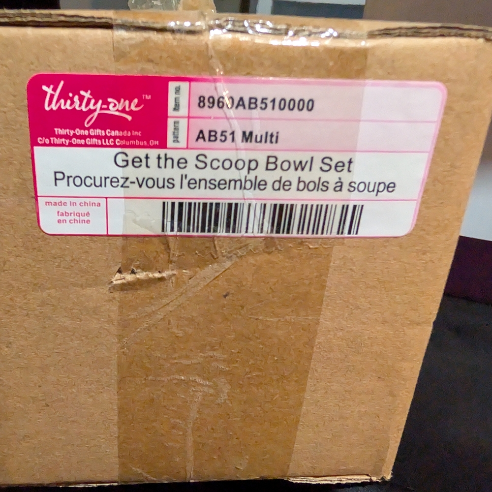 Thirty-One Get the Scoop Bowl Set